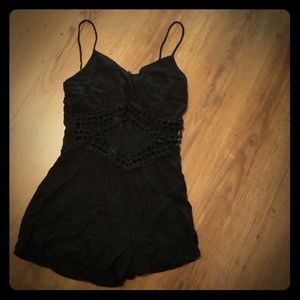Windsor Black Romper